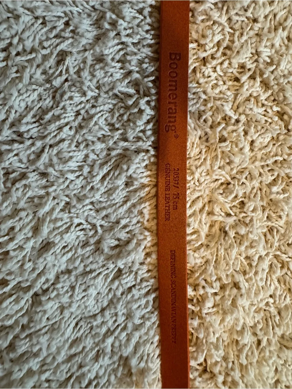 Women’s Orange Leather Belt with Silver Buckle